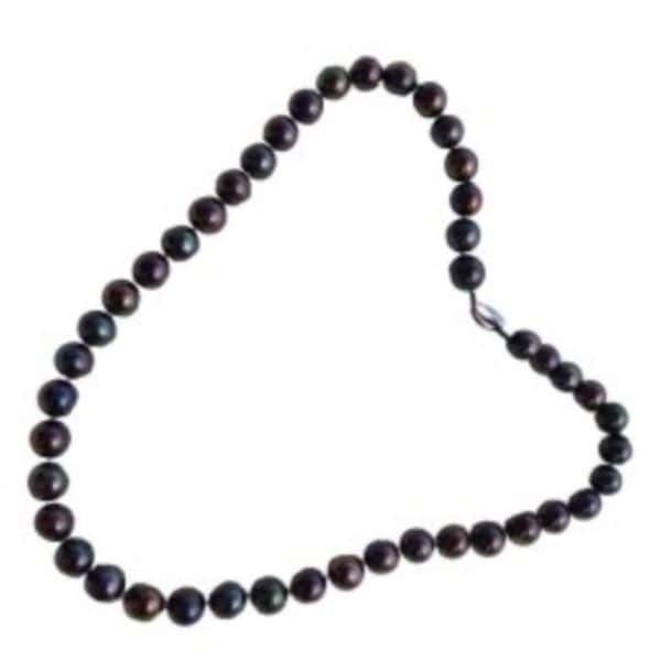Black Freshwater Pearl Necklace