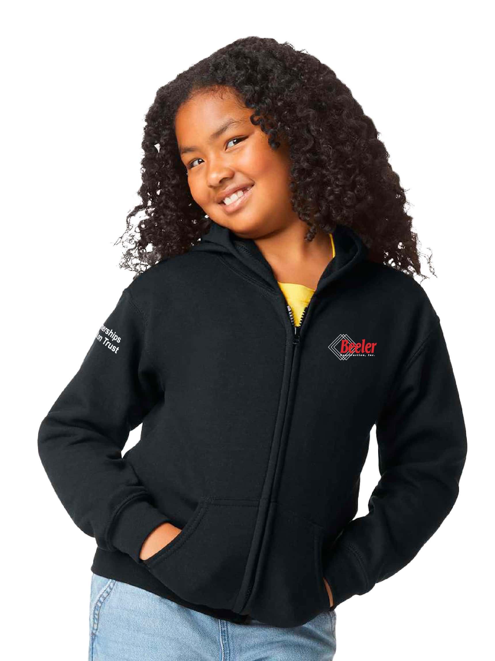 Gildan Heavy Blend Youth Full-Zip Hooded Sweatshirt