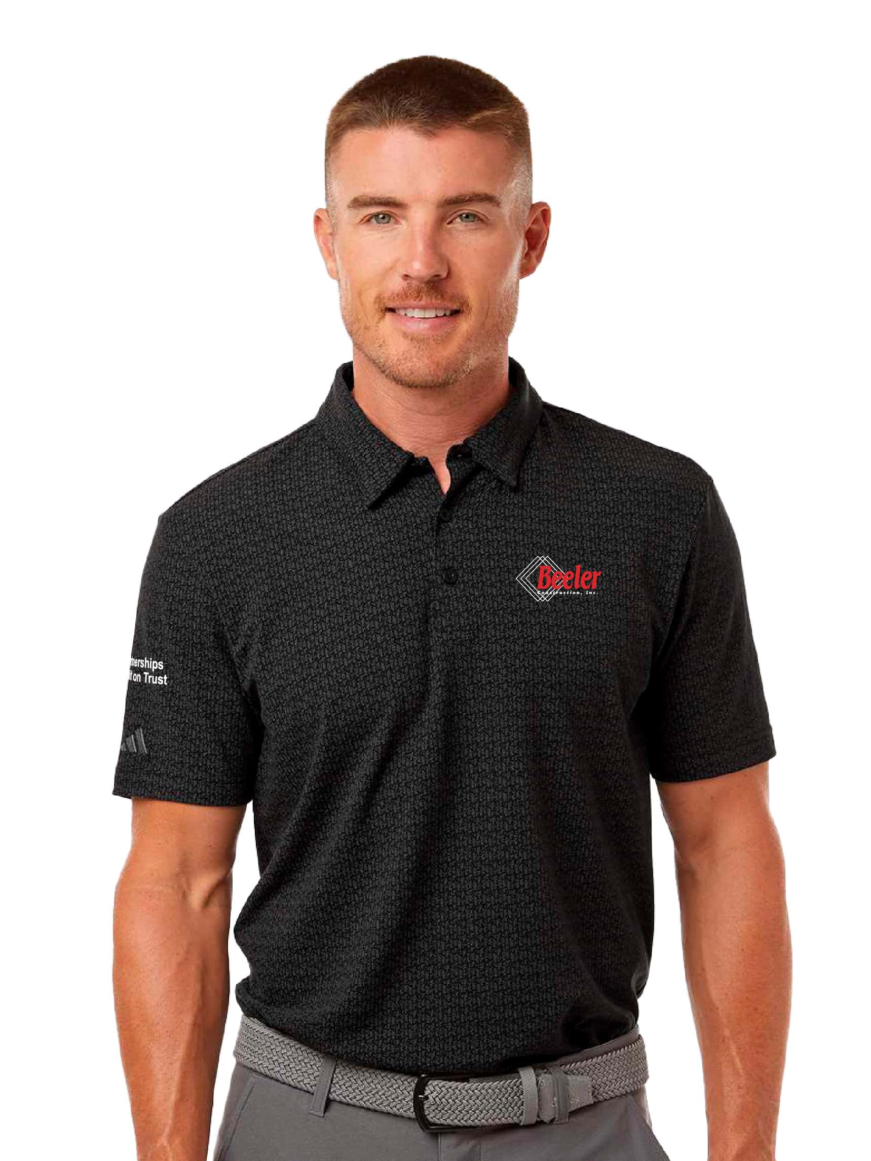Adidas Men's Blended Printed Polo