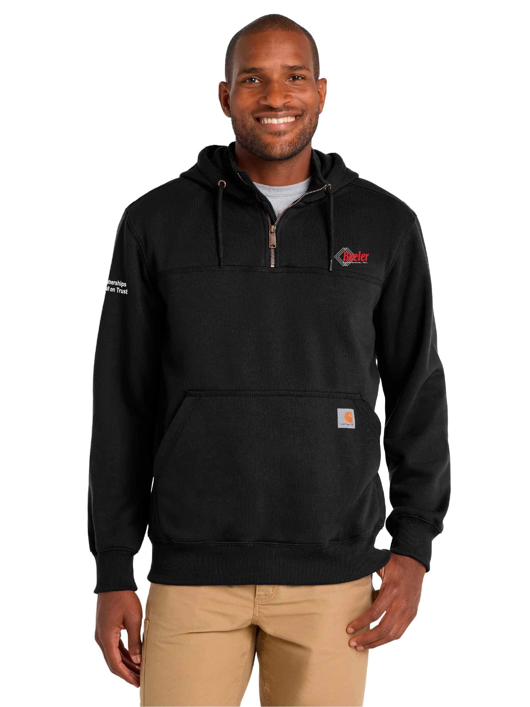 Carhartt ® Rain Defender ® Paxton Heavyweight Hooded Zip Mock Sweatshirt