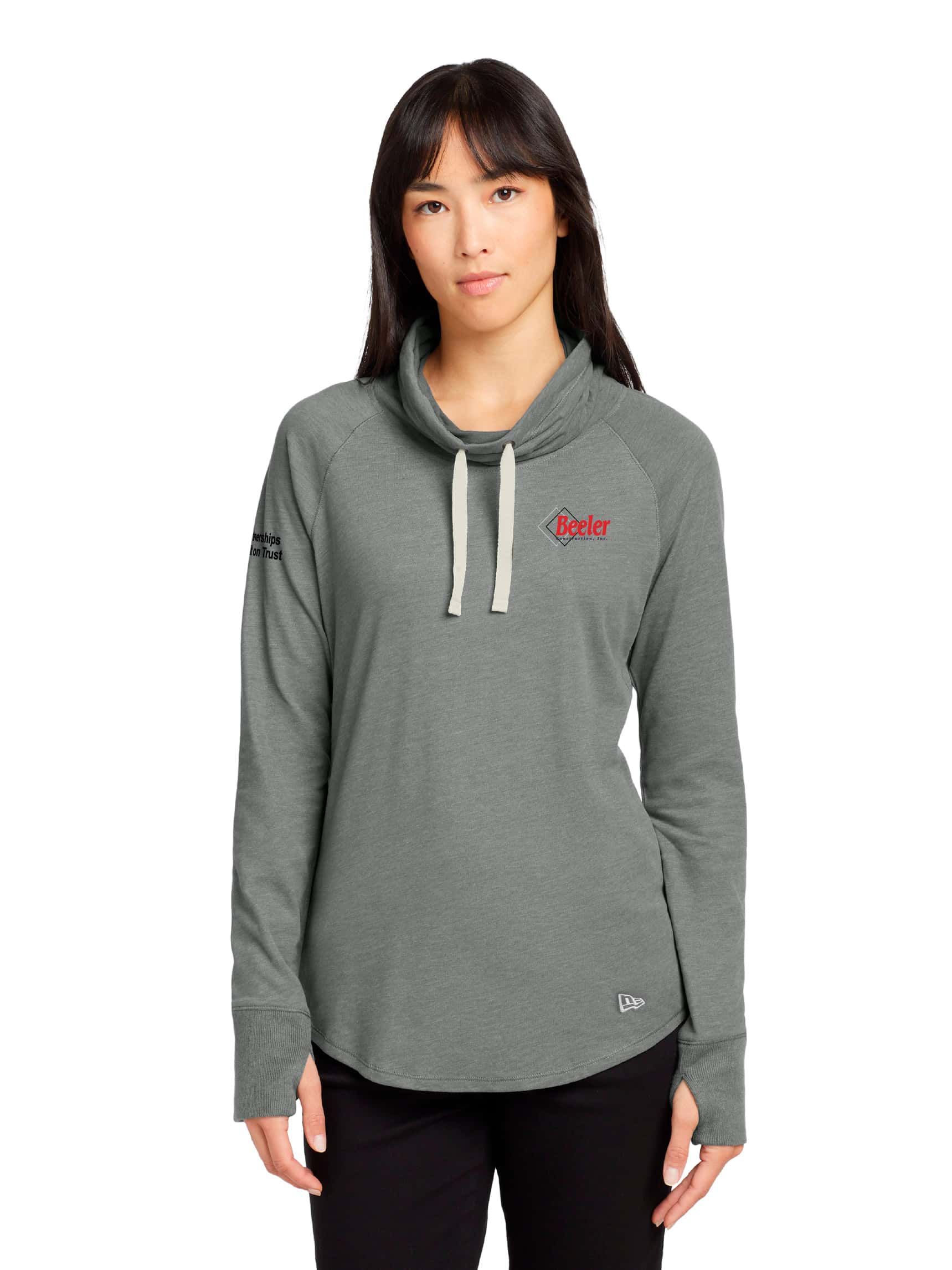 New Era Ladies Sueded Cotton Blend Cowl Tee