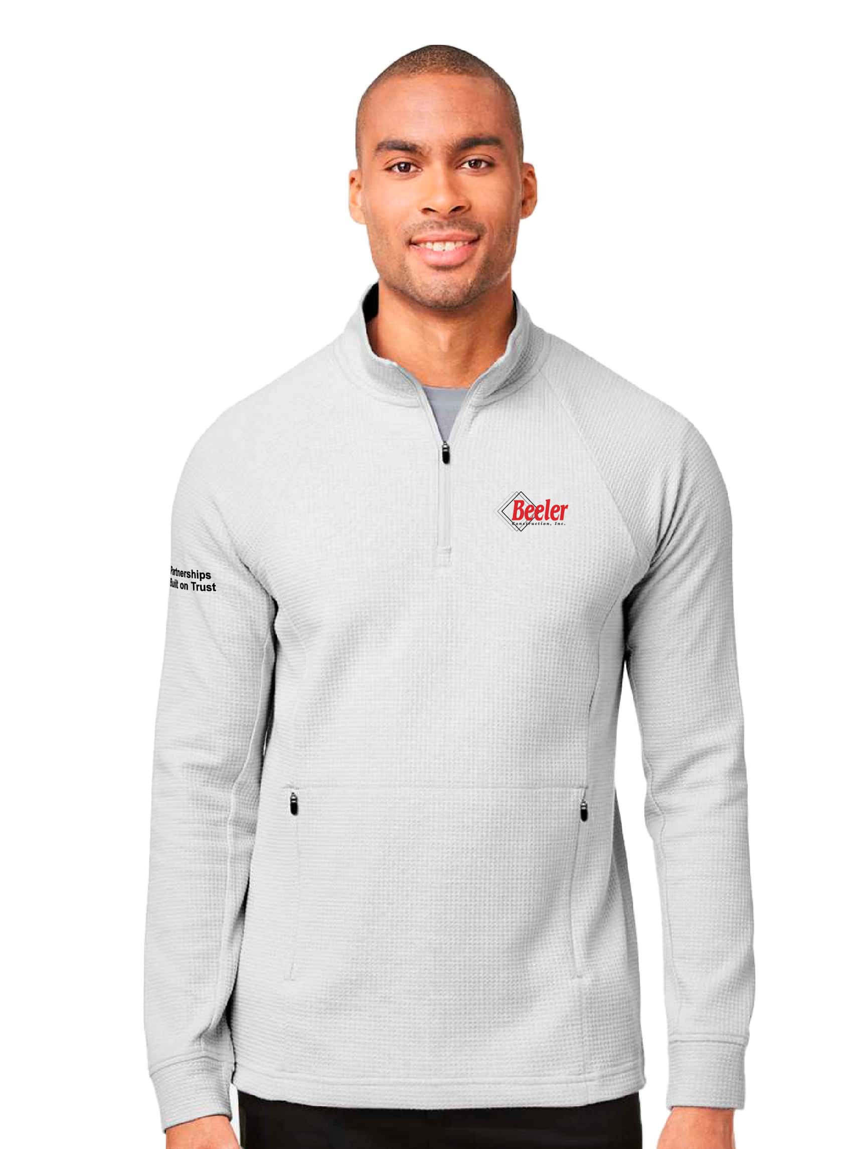 North End Men's Rhythm Waffle Quarter-Zip Pullover